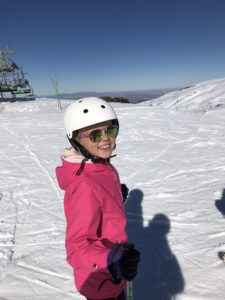 Solana im Skigebiet