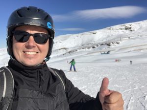 Tom im Skigebiet
