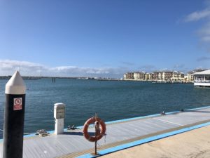 Leerer Hafen in Varadero