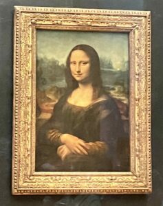 Portrait der Mona Lisa im Louvre