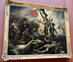 Gemälde "Die Freiheit führt das Volk" im Louvre
